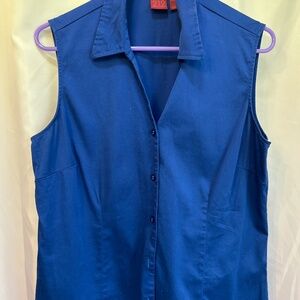Stretch Blue Tank Top